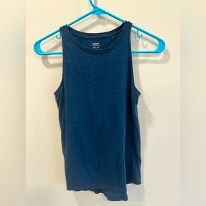 Old Navy navy blue tank, high neck